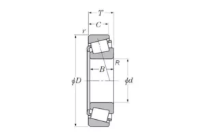 tapered bearings drawing